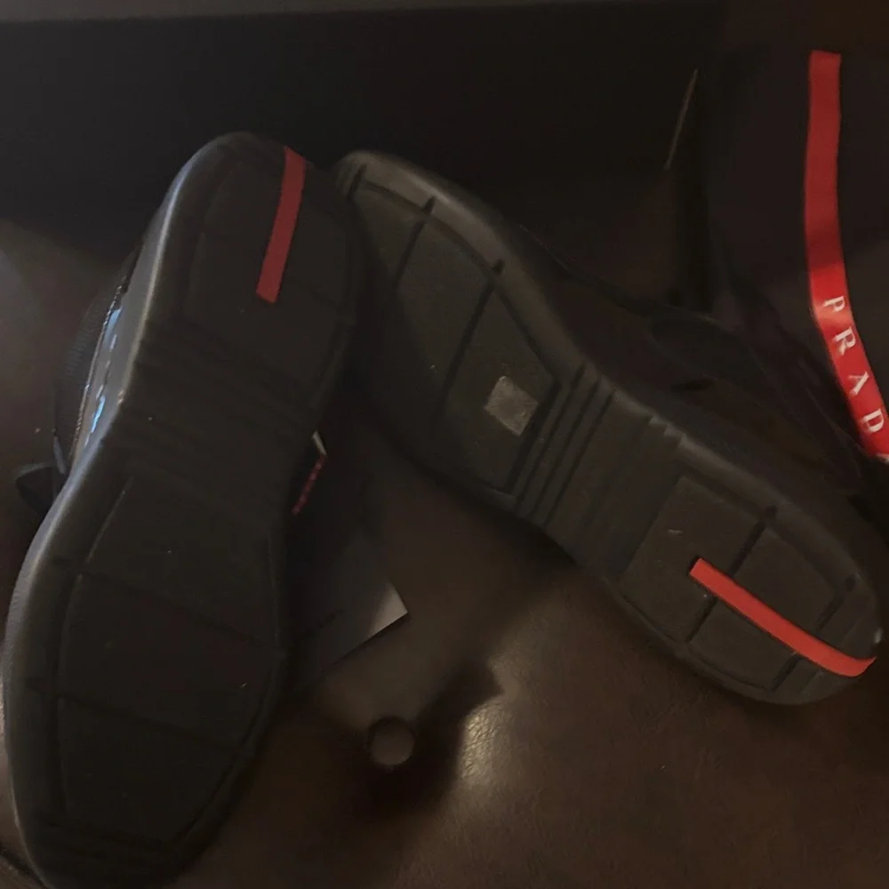 Prada Black and Red Sneakers Gently Used. Accepting All Offers! - Picture 14 of 15
